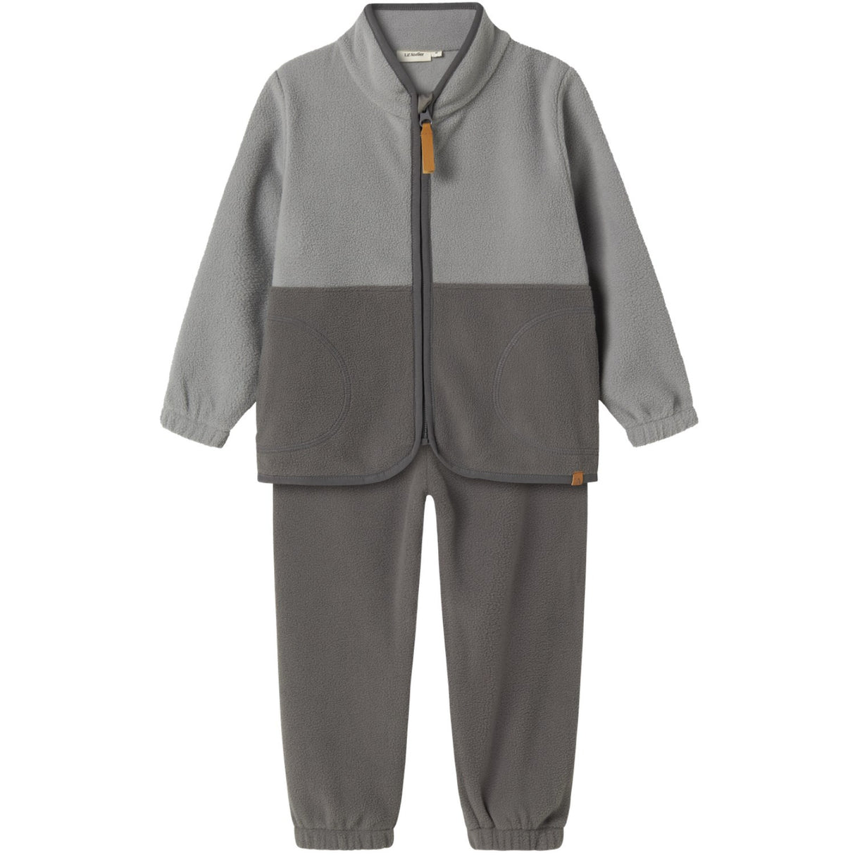Lil'Atelier Ultimate Grey Nmmlaspektra Fleece Sett 1Fo Lil