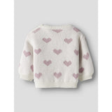 Name It Cloud Dancer Keepsake Lilac Heart Nbfoana Ls Stickad