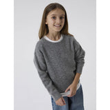 Name It Grey Melange Nkforiane Ls Stickad