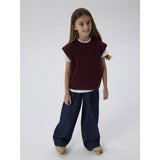 Name It Burgundy Nkfoneifyly Stickad Väst