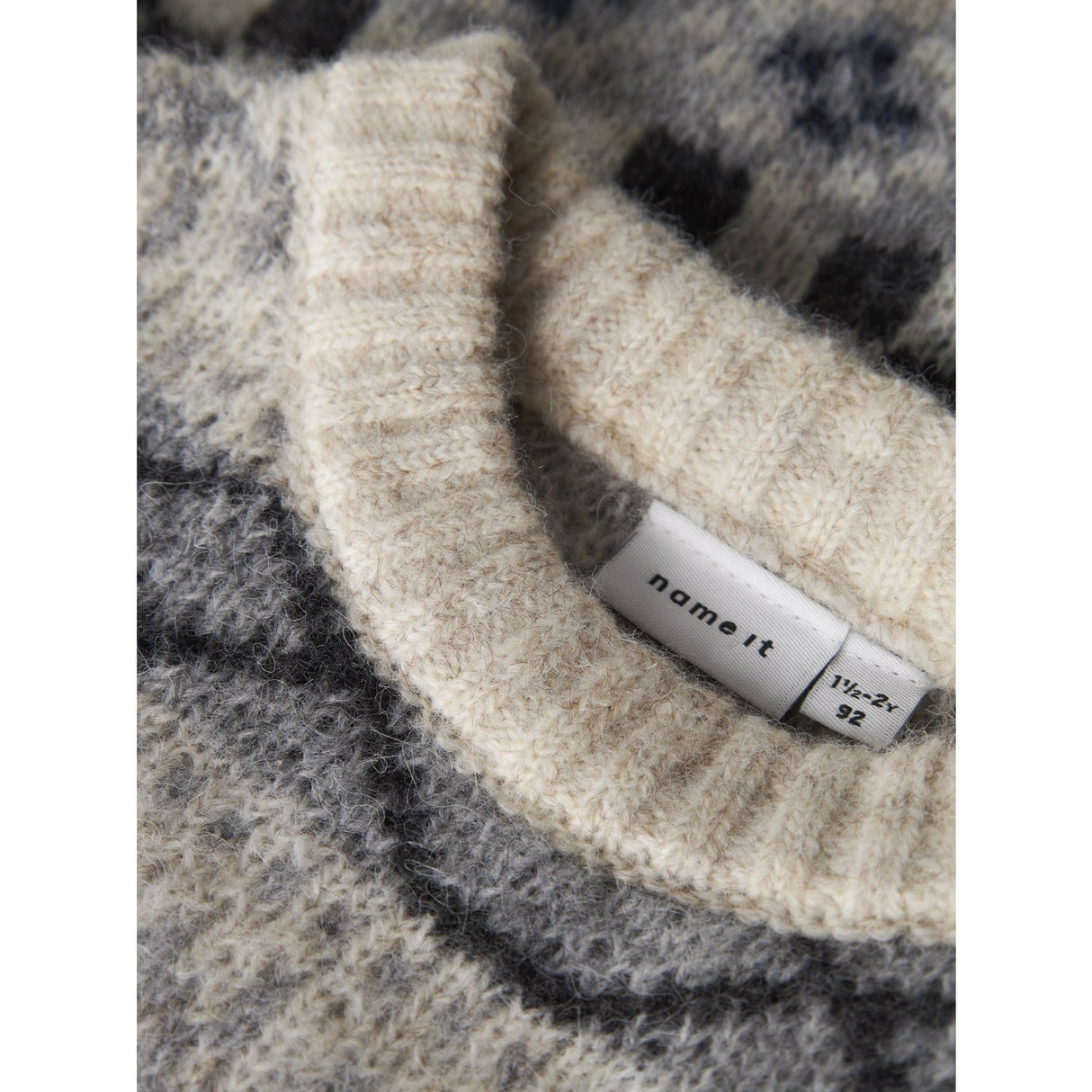 Name It Cloud Dancer Nmmoddur Ls Stickad