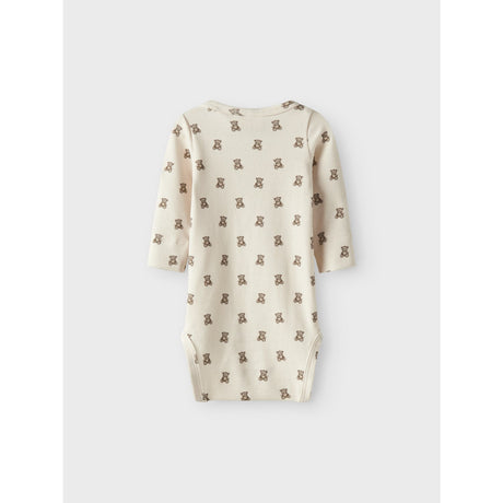 Lil'Atelier Turtledove Teddybear Nbngayo Elo Ls Slim Body Lil Noos