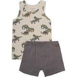 Minymo Beige Melange Underkläder Sett Aop