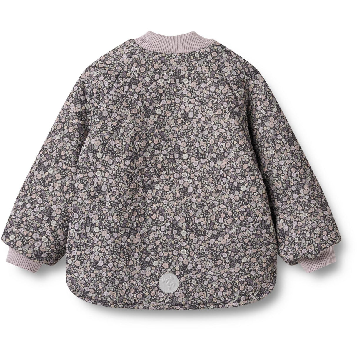 Wheat Black Sea Flowers Vändbar Thermo Jacka Lake