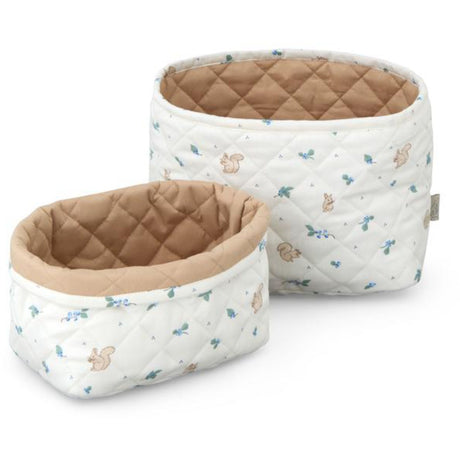 Cam Cam Copenhagen Blueberries Quiltad Förvaringskorg 2-pak