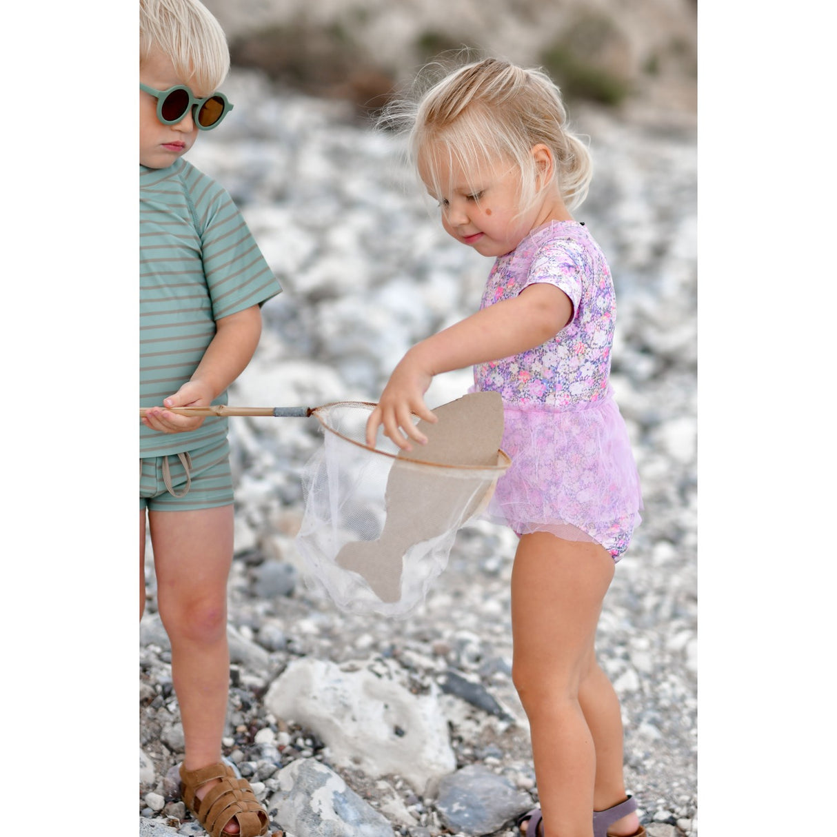 Mikk-Line Lilas Baddräkt UV W Kjol AOP