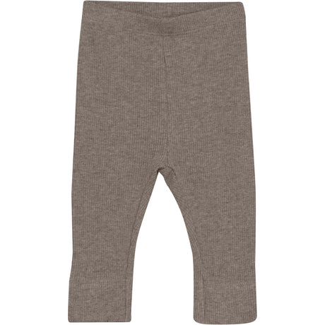 FIXONI Coffee Quartz Melange Leggings Melange Rib