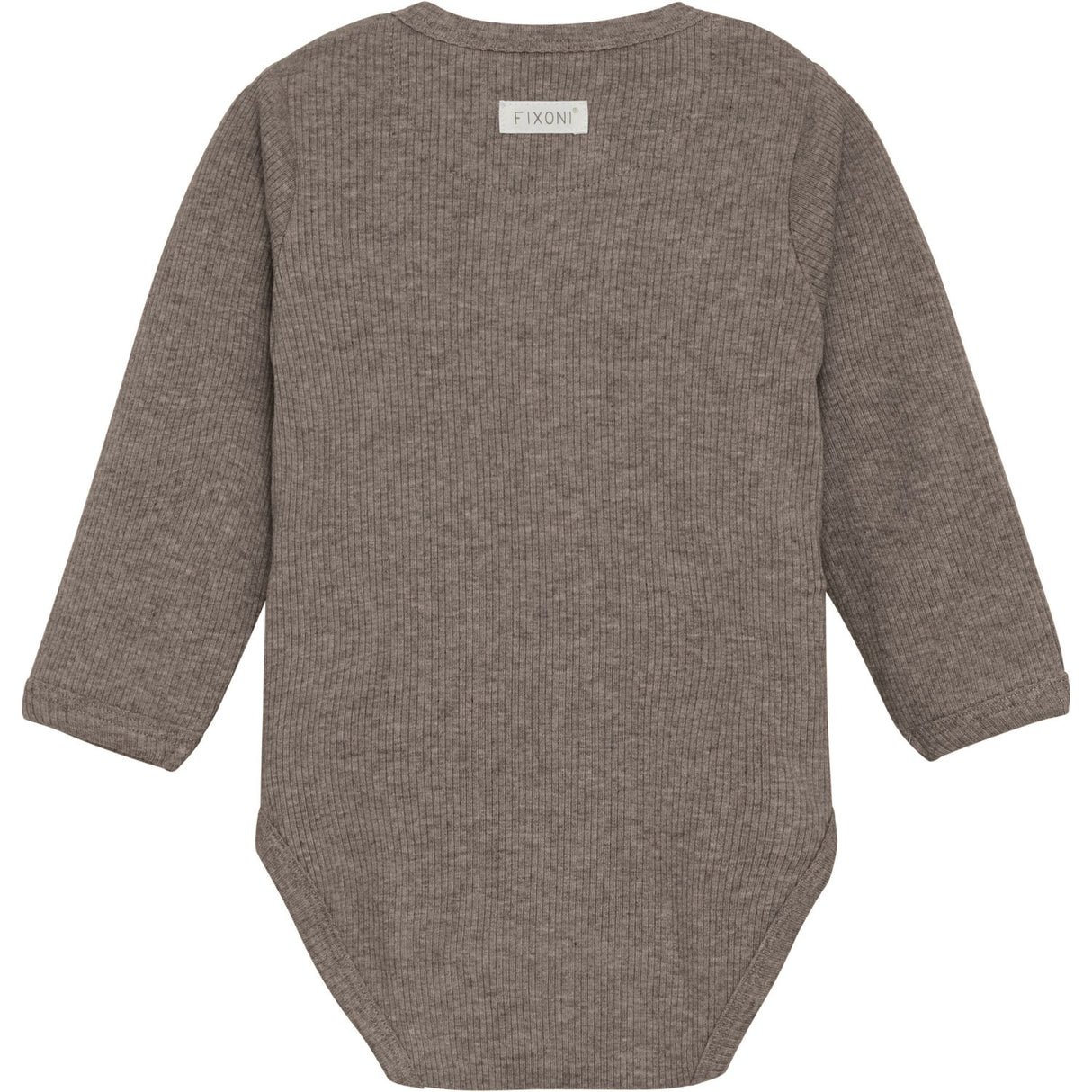 FIXONI Coffee Quartz Melange Omlott Body Ls Melange Rib