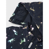 Name It Dark Sapphire Unicorn Nmfmaxi Pa Jacka Foil Aop Noos