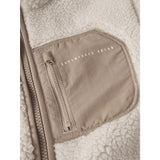 Name It Moonbeam Chest Pocket Savannah Tan Nknmattia Sherpa Jacka Pb