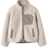Name It Moonbeam Chest Pocket Savannah Tan Nknmattia Sherpa Jacka Pb