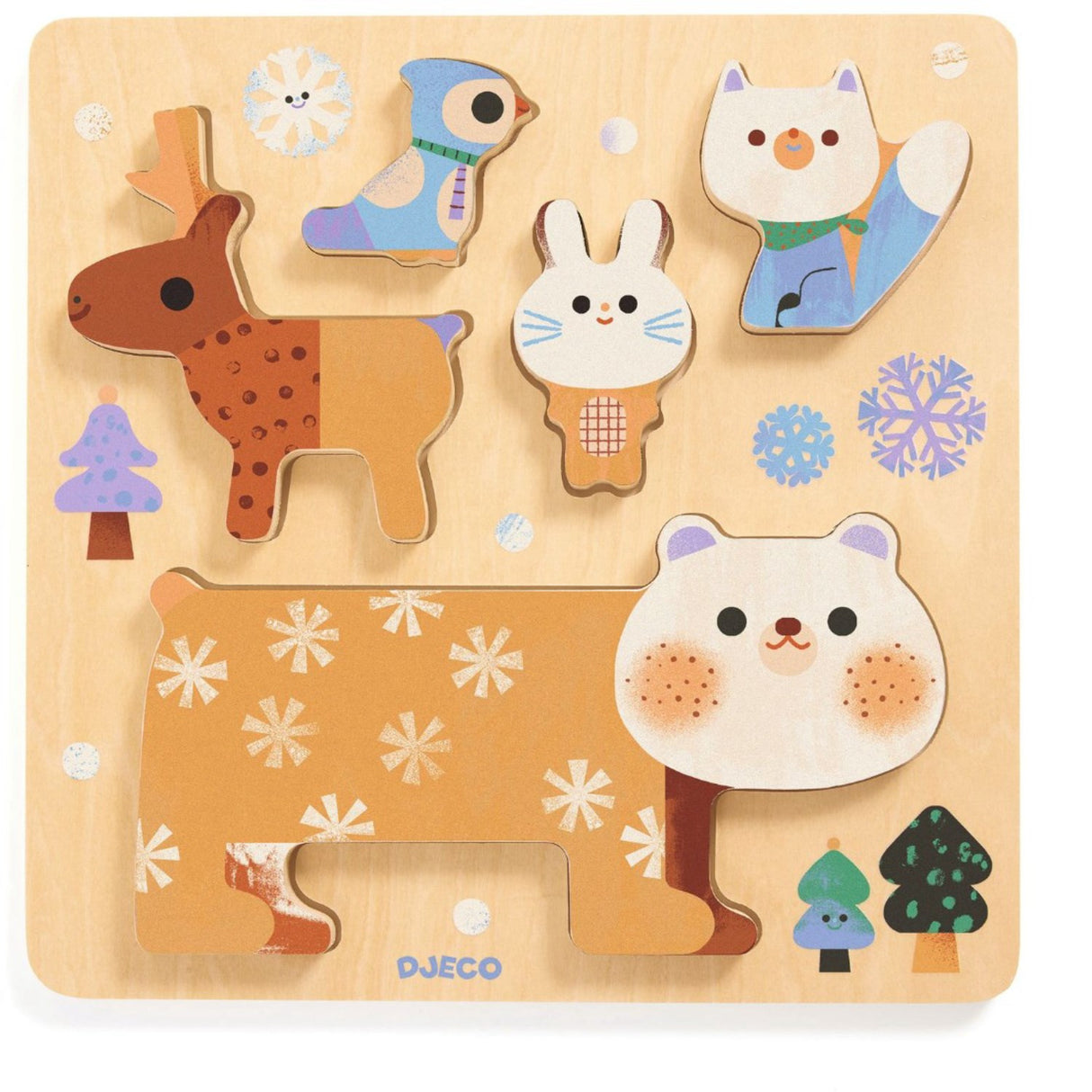 Djeco Woodystack Pussel
