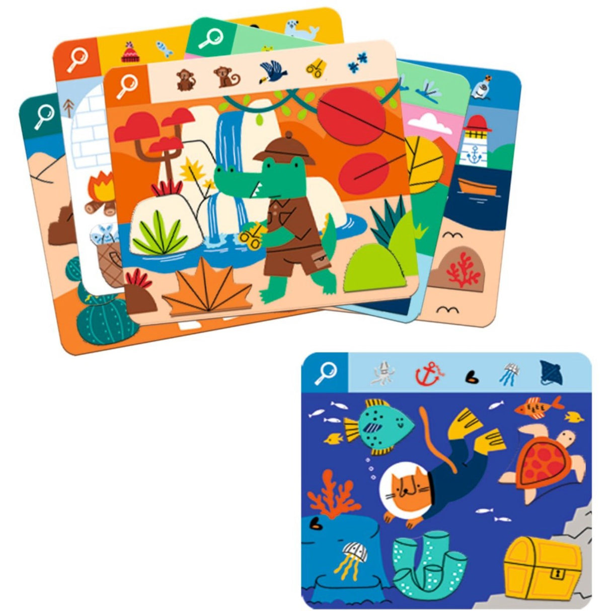 Djeco Find Och Drej Jorden Rundt