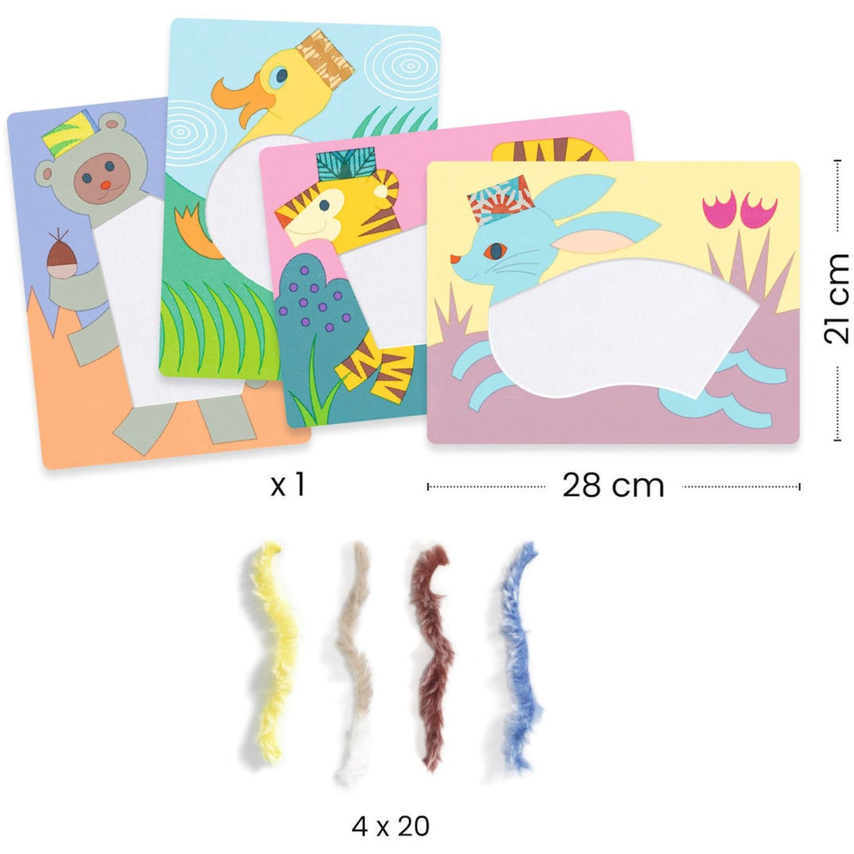 Djeco Kreativ Garn Med Hatte