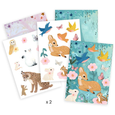 Djeco Kreativt Aktivitetssæt Fluffy Dyr