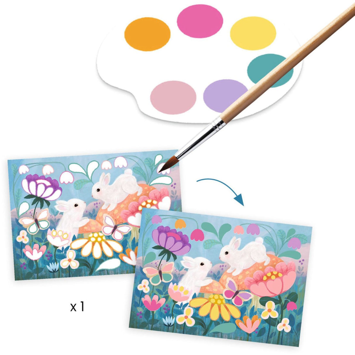 Djeco Kreativt Aktivitetssæt Fluffy Dyr