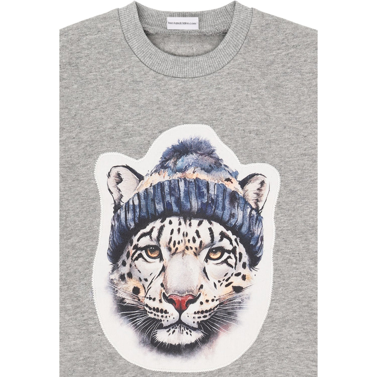 Hust & Claire Tile Grey Melange Sejer Snow Leopard