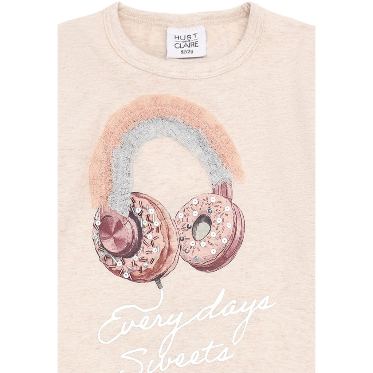 Hust & Claire Wheat Melange Alma Hörlurar