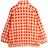 Mini Rodini Red Gingham AOP Fleece Jacka