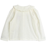 Mini Rodini White Strawberry Emb Schiffli Blus