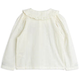 Mini Rodini White Strawberry Emb Schiffli Blus