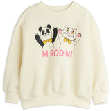 Mini Rodini Offwhite Panda & Cat Sp Sweatshirt