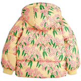 Mini Rodini Yellow Alpine Flowers AOP Hooded Puffer