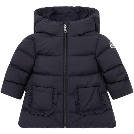 Moncler Navy Molan Long Parka Jacka