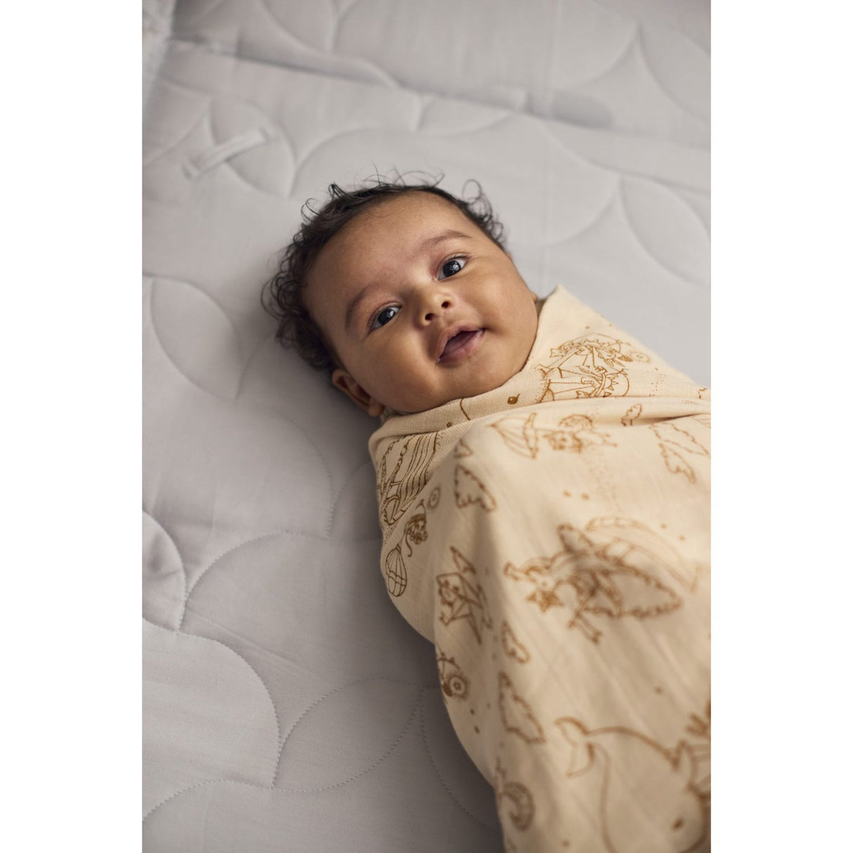 FILIBABBA Dreamy Adventurers Muslin Muslinfilt Diaper 120x120 Cm Gots