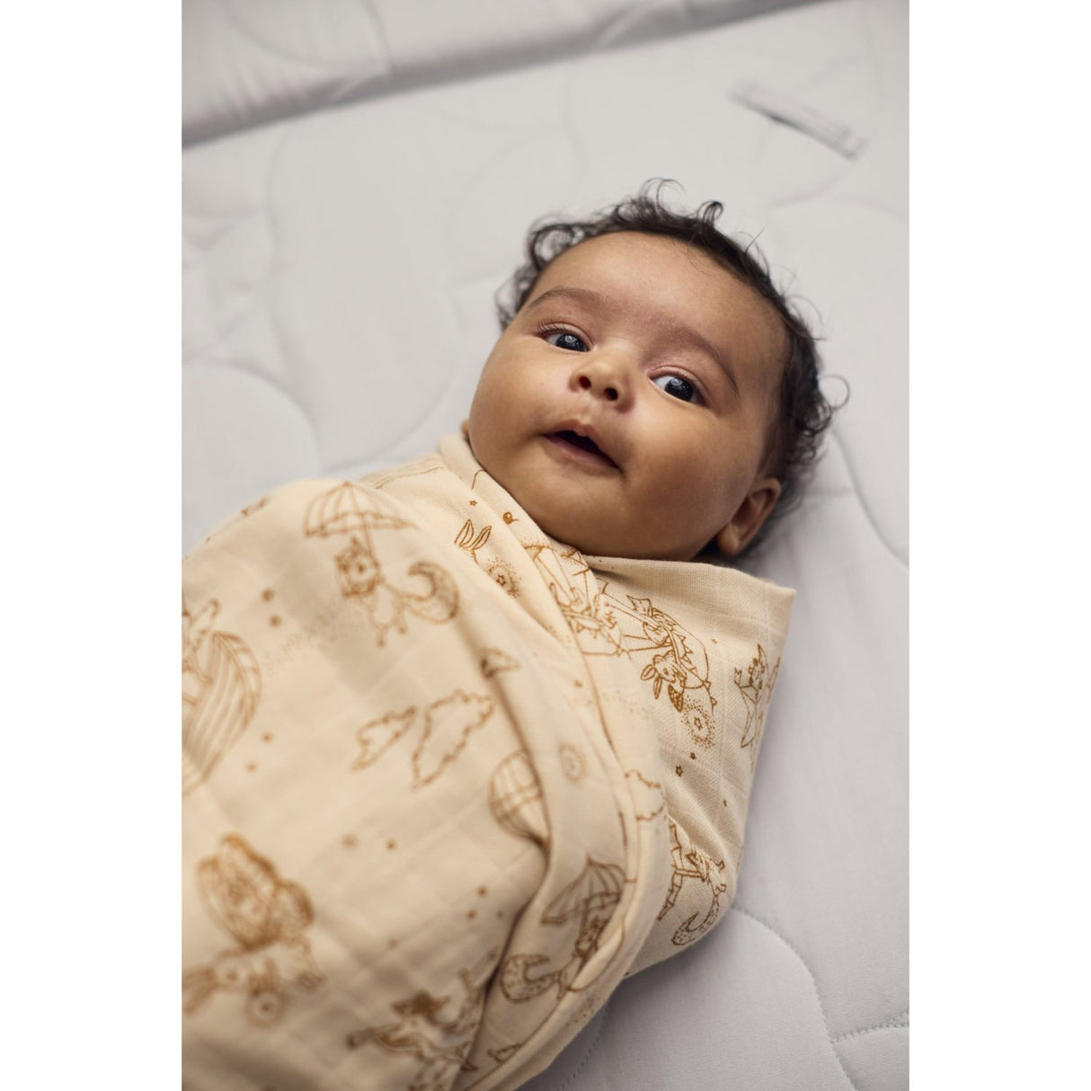 FILIBABBA Dreamy Adventurers Muslin Muslinfilt Diaper 120x120 Cm Gots