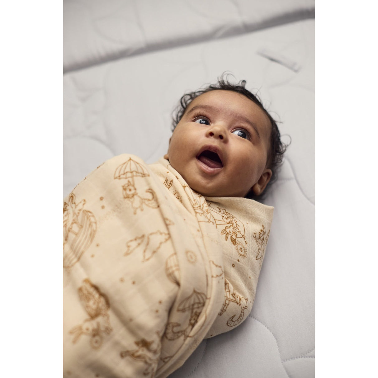 FILIBABBA Dreamy Adventurers Muslin Muslinfilt Diaper 120x120 Cm Gots