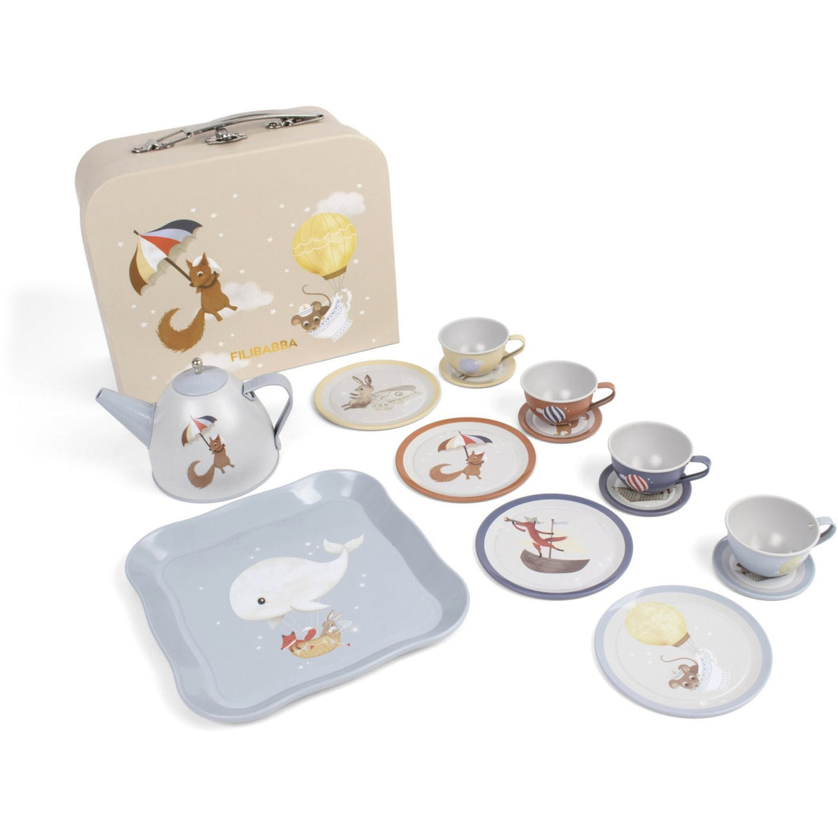 FILIBABBA Play Set Childrens Tea Party Set