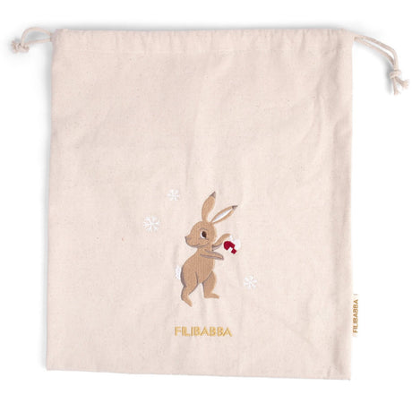 FILIBABBA Hare Embroidered Gift Väska Gots Wonderful Winter Mountain