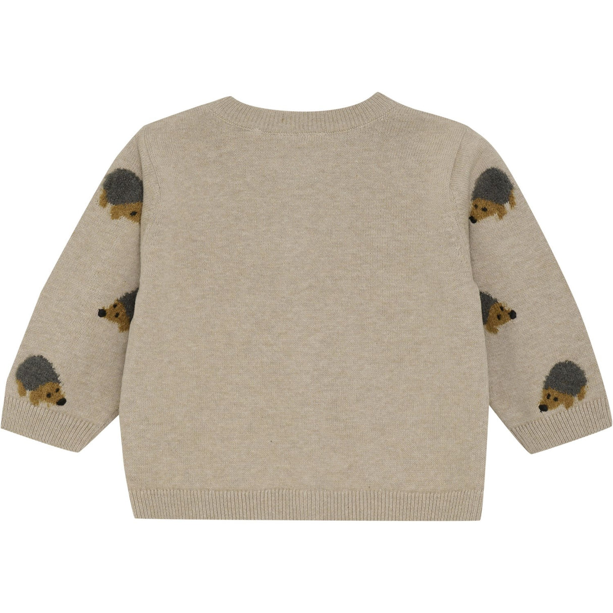 Minymo Beige Melange Cardigan Stickad