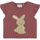 Minymo Withered Rose Väst Stickad