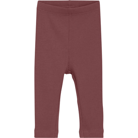 Minymo Withered Rose Leggings Rib