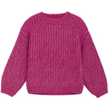 Minymo Fuchsia Fedora Pullover Stickad