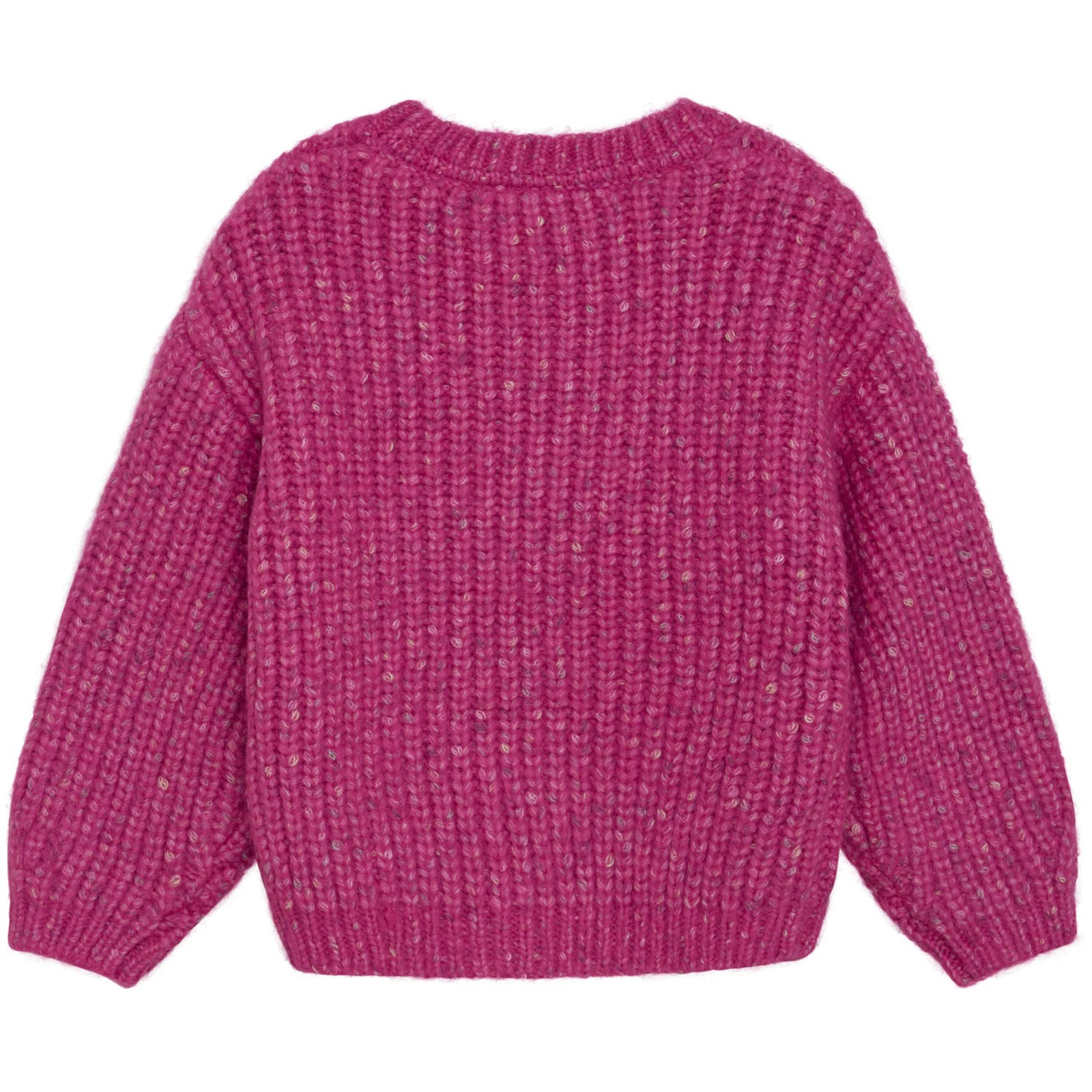 Minymo Fuchsia Fedora Pullover Stickad