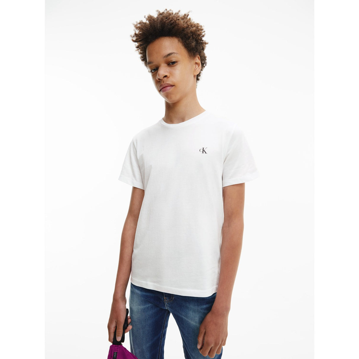 Calvin Klein White / Black 2-Pack Monochram T-Shirt