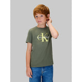 Calvin Klein Thyme Ck Monogram Ss T-Shirt