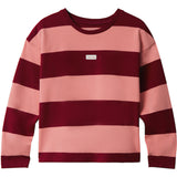 Calvin Klein Raspberry Chocolate / Apricot Cn Stripe Ls T-Shirt