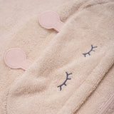 Pippi Rose Dust Hooded Bath Handduk