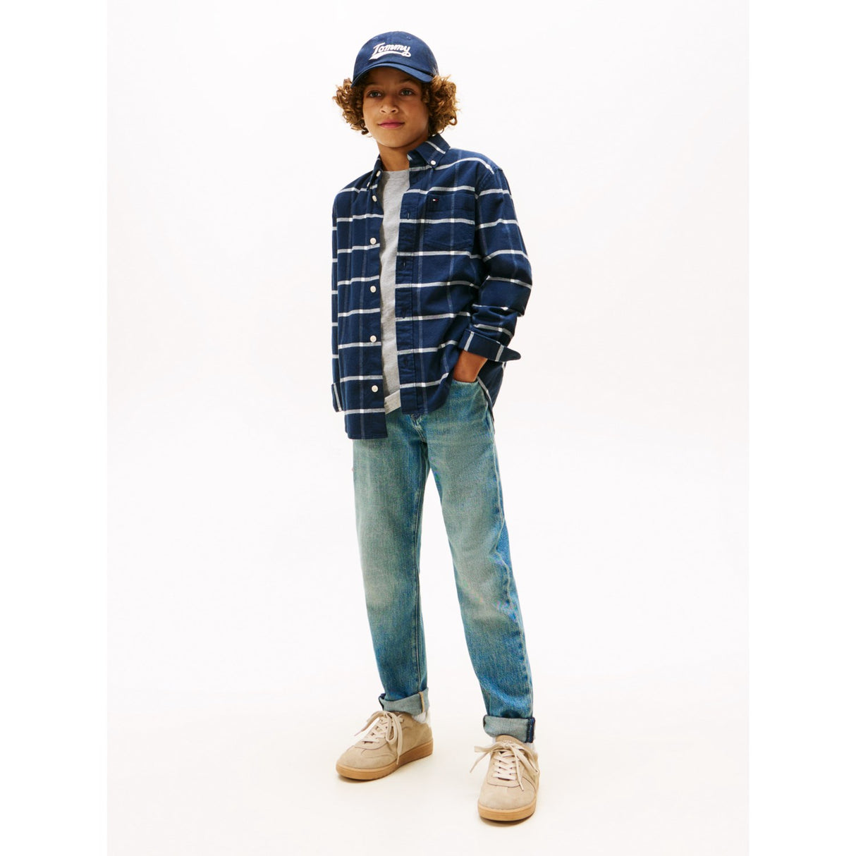 Tommy Hilfiger Vintage Worn Modern Straight Vintage Denim Jeans