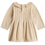 Tommy Hilfiger Malted Milk Heather Cable Sweater Klänning Ls