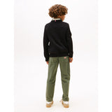 Tommy Hilfiger Black Bomull Cable Sweater