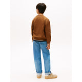 Tommy Hilfiger Pecan Nut Varsity Raised Print Sweatshirt