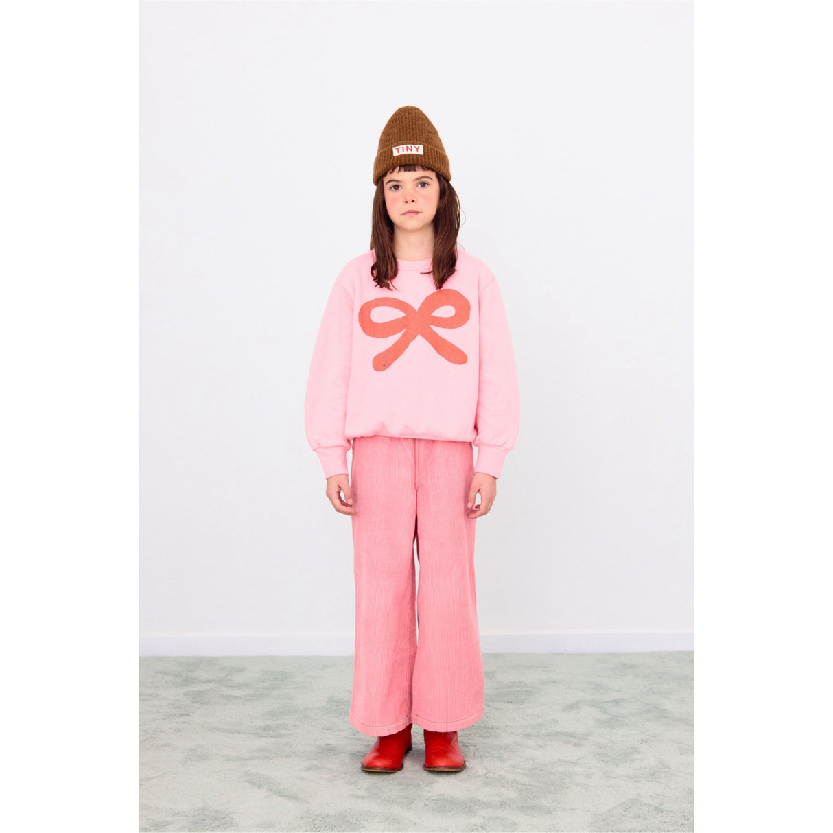 TinyCottons Pink Worm Graphic Sweatshirt