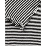 Mads Nørgaard Black/Vanilla Ice 2X2 Bomull Stripe Tiki Tee