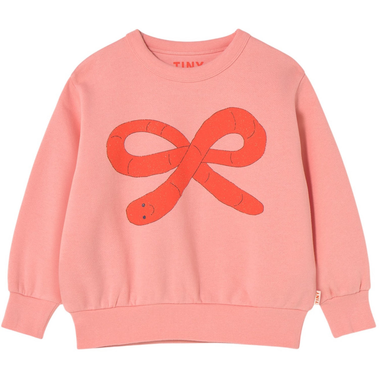 TinyCottons Pink Worm Graphic Sweatshirt