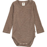 Müsli Walnut Melange Woolly Rib L/S Body